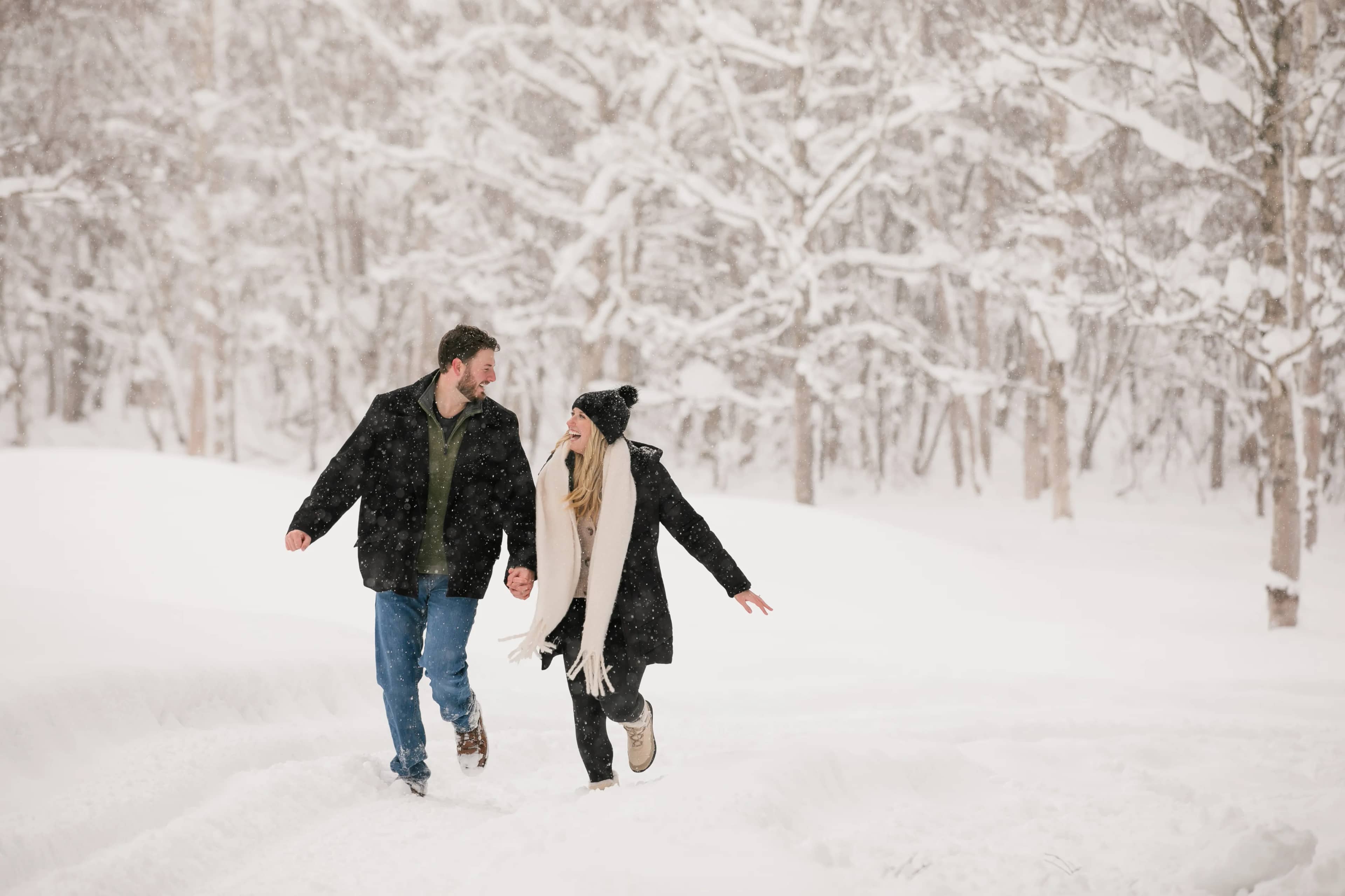 Winter couple